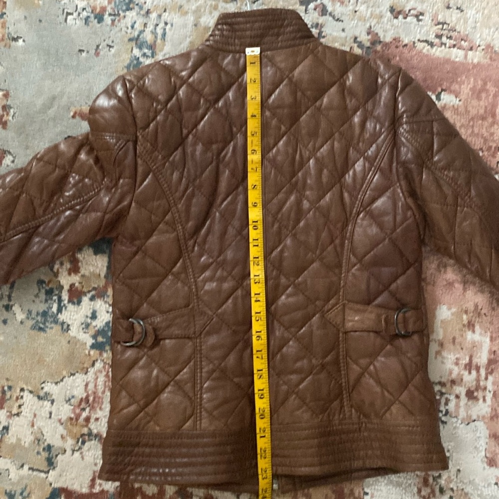 Eddie Bauer Brown Leather Jacket - Picture 11 of 16